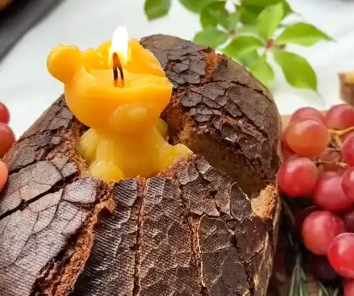 Jedlá gurmánska sviečka